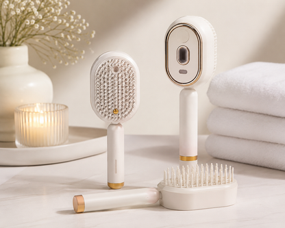 Electric Mist Spray Massage Hair Comb with Essential Oil Atomization