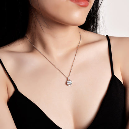 Luxury Sterling Silver Jewelry Set ? Necklace, Ring & Earrings