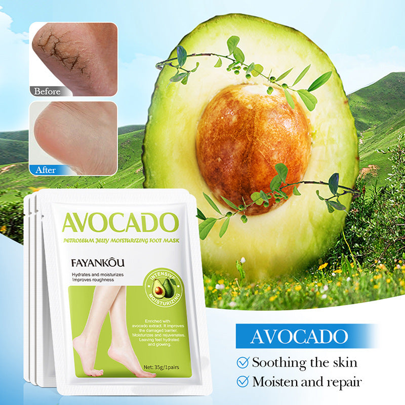 Full English Foot Care Series Foot Mask Fayankou Moisturizing and Moisturizing Foot Rejuvenation Foot Mask Cross-Border Wholesale